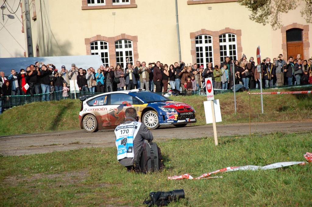 Arrivée de Sébastien Loeb