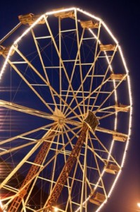 Grande roue de l'Ecomusée d'Alsace