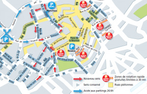 Nouveau plan de circulation du centre ville de Mulhouse
